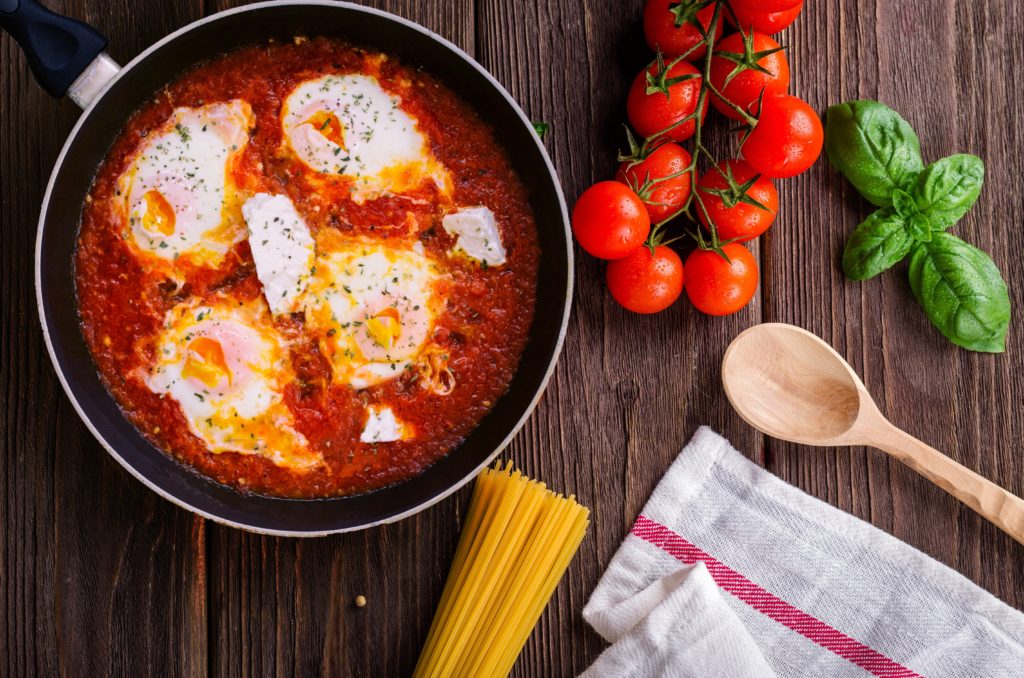 oeufs à la sauce tomate