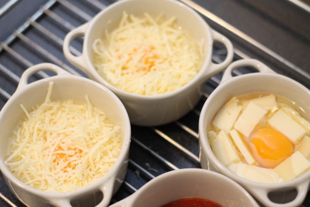 oeuf cocotte lardons fromage