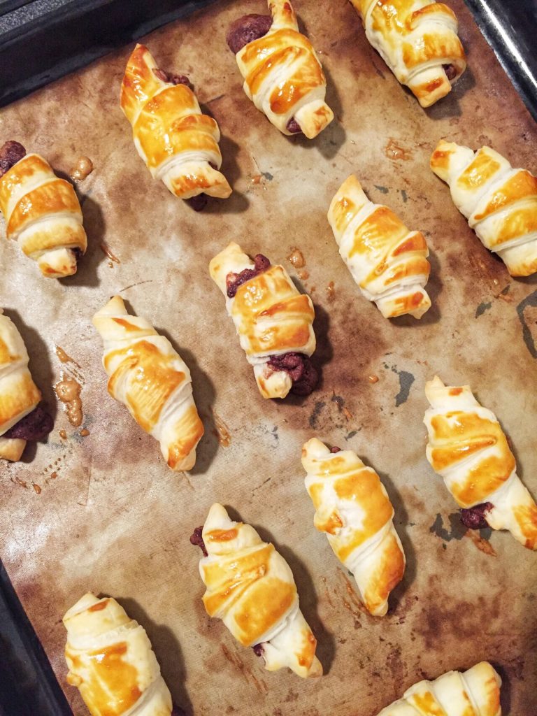 croissant au nutella