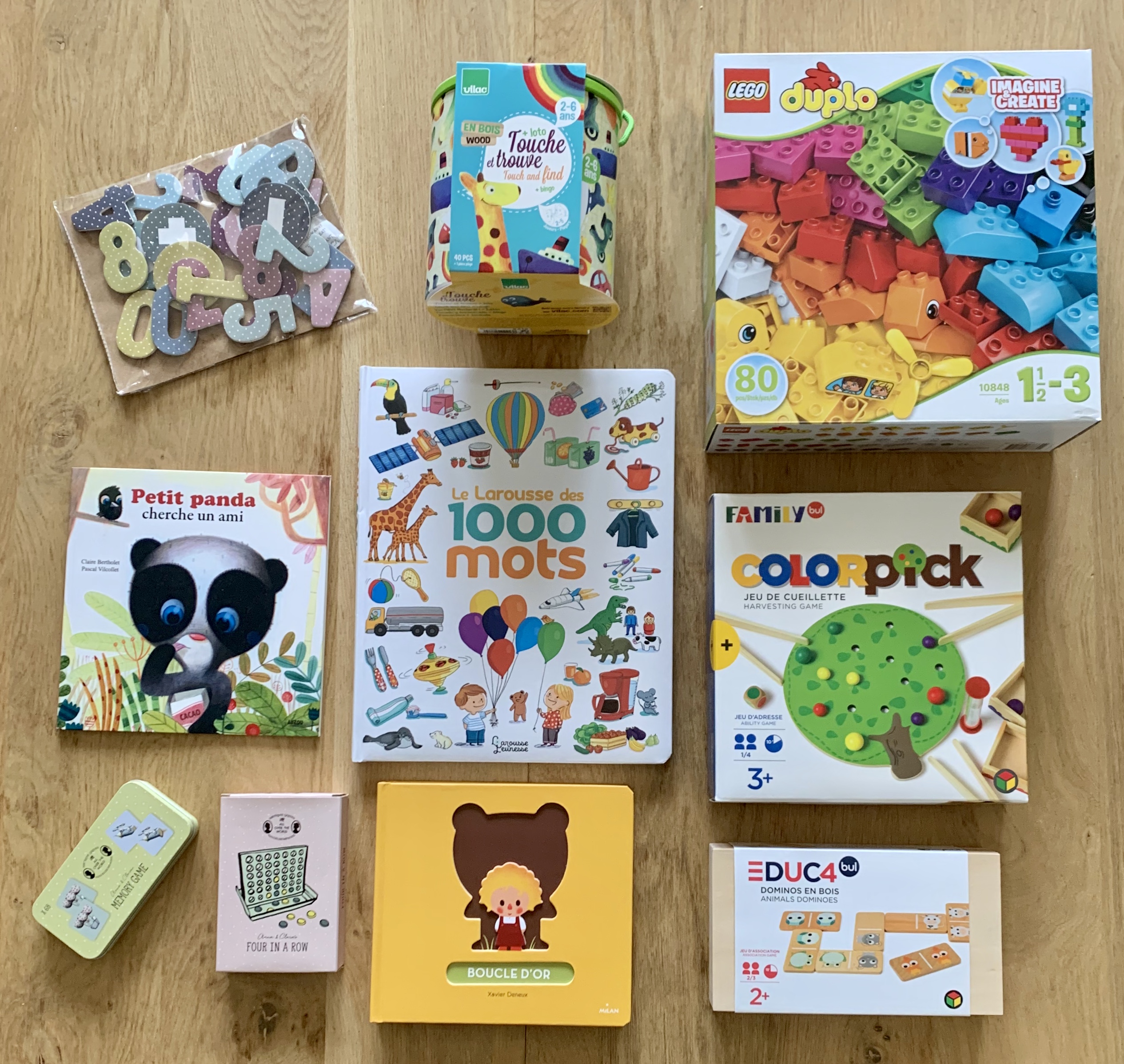idées de cadeaux pour enfant de 2 à 3 ans
